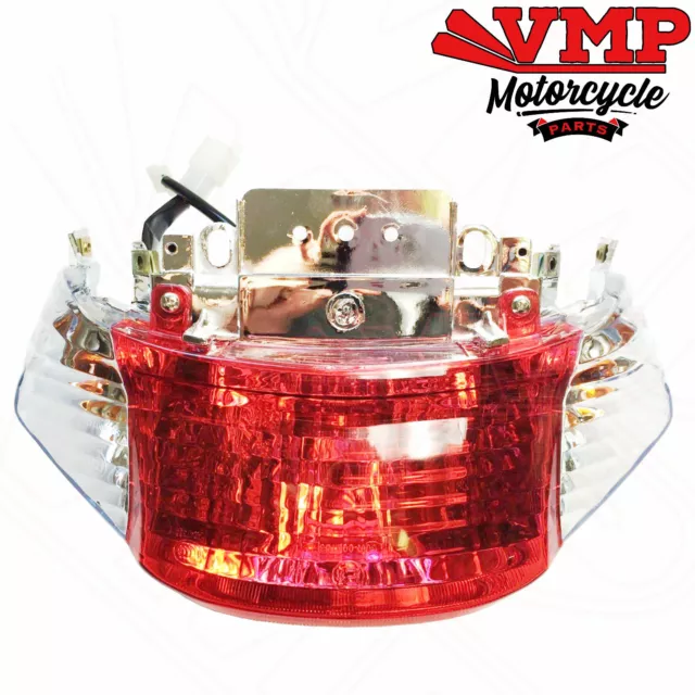 Baotian BTM BT50 BT49QT-9 50cc Speedy Rear Brake Tail Light Clear Indicator Lens