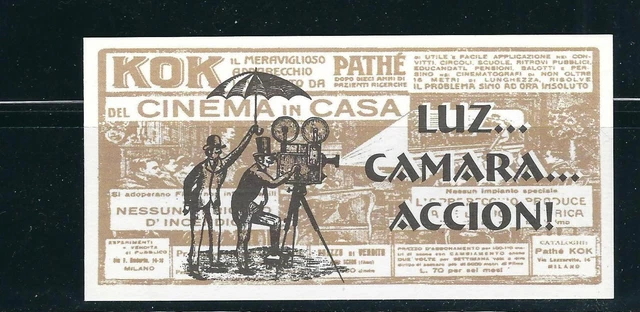 Uruguay 1999 Montevideo Film Critics Broschüre (Scott 1799a) VF MNH