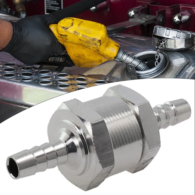 Clapet Anti-retour En Aluminium 6mm - Pour Diesel Et Eau - 0,2 à 6 Bar - -30°C à 130°C - Idéal Système Carburant Auto - 10