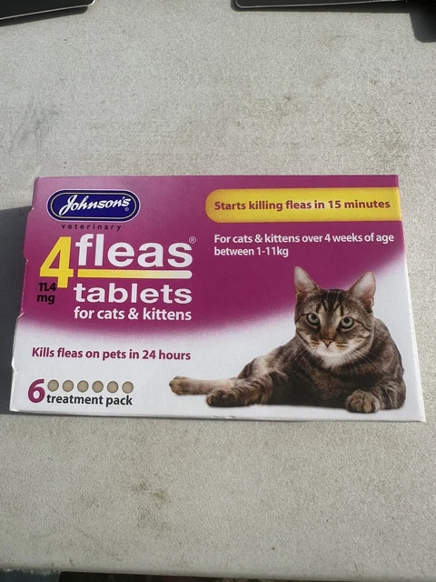 Johnsons 4Fleas Tablets For Cats & Kittens