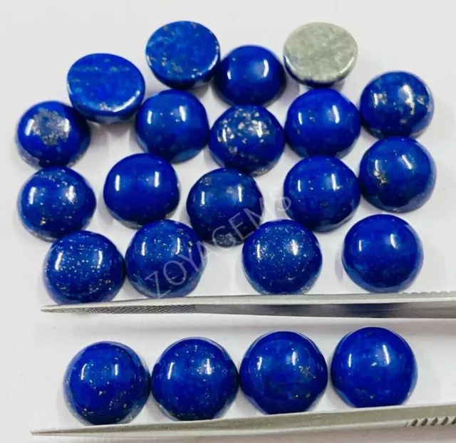 Wholesale Lot  Natural Lapis Lazuli Round Cabochon Loose Gemstone 3MM TO 20MM