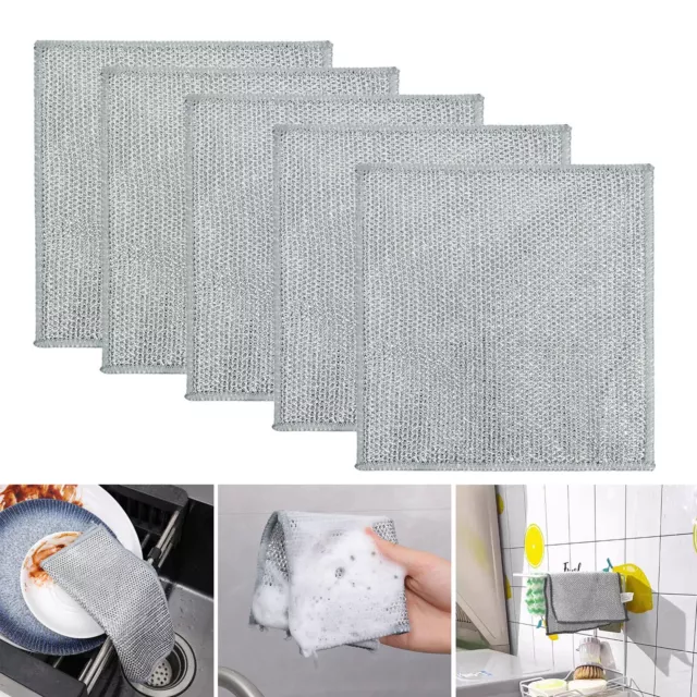 10Pack Wire Cleaning Cloth Multipurpose Miracle Cleaning Cloths