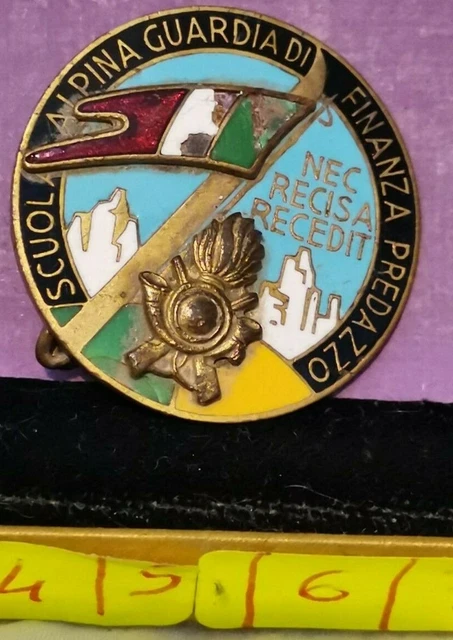 Vecchia Pin Spilla Distintivo Brosche Brooch Medaglia Scuderia Del