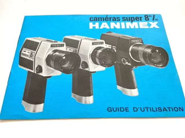 MODE D'EMPLOI PHOTO CINEMA CAMERA HANIMEX SUPER 8mm