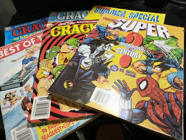 Vintage Lot of 6 1996 Cracked Magazine