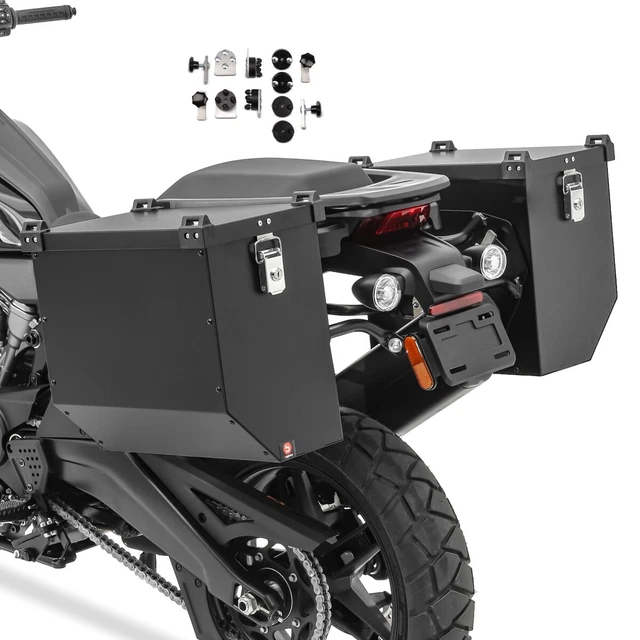 Valises Latérales Aluminium Gobi 45L Pour BMW R1100GS / R100GS - Bagtecs - Neuf Avec Kit De Fixation