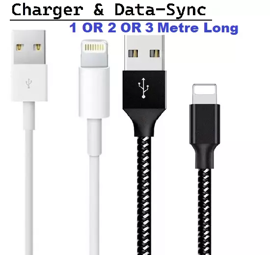 Super Fast USB Charging Cable Charger For iPhone 7 8 X 11 12 13 14 Pro Max ipad