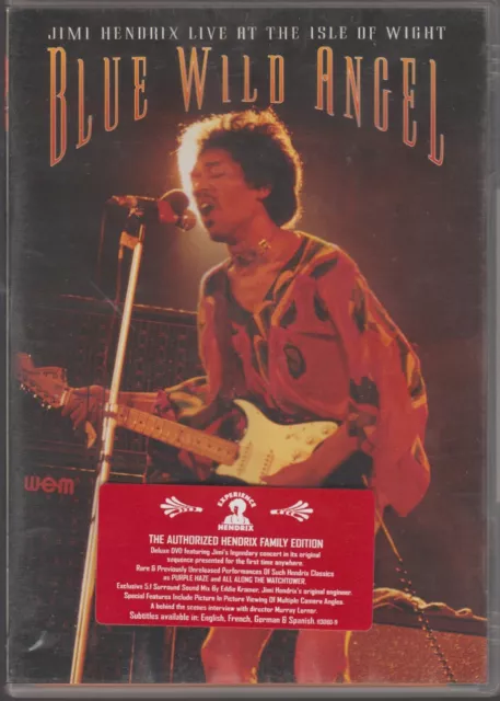 Jimi Hendrix Blue Wild Angel Dvd Live At The Isle Of Wight 1970