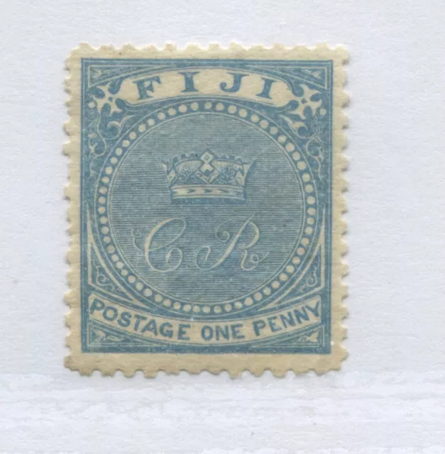 Fiji 1871 1d mint no gum