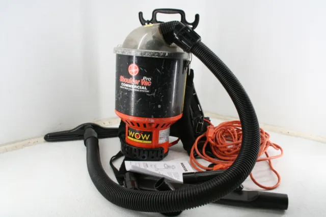 FOR PARTS Hoover C2401 Commercial Lightweight Backpack Bagged Vacuum Cleaner
