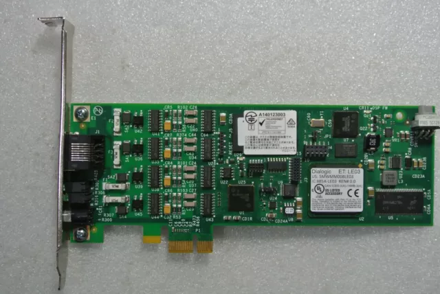 DIALOGIC BROOKTROUT TR1034+ELP4-4L 901-017-02 PCIe  FAX BOARD FREE SHIPPING