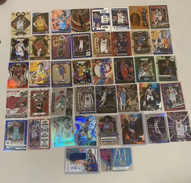Panini NBA Basketball Trading Cards Lot 227 Cards (Numberd, Rookie, Inserts)