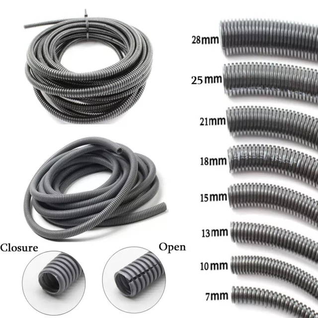 Cable Flexible Conduit / Sleeving Split &amp; Unsplit Loom Harness Various Sizes