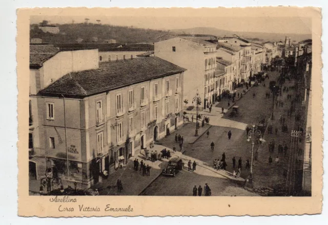 AVELLINO -  Corso Vittorio Emanuele -  Animatissima - Viaggiata  1941.