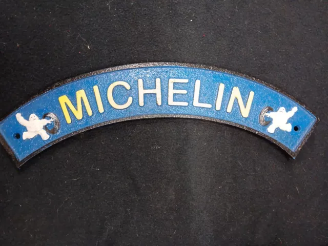 Cast Iron Vintage Michelin Man Advertising Sign