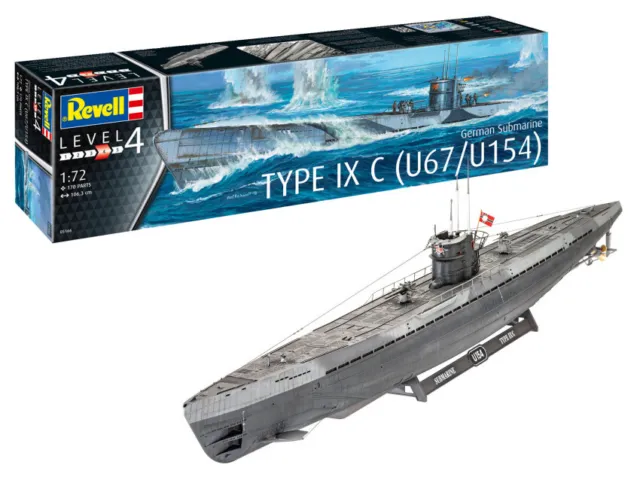 Miniature Bateau De D'Assemblage Model Kit Montage Revell German Submarine