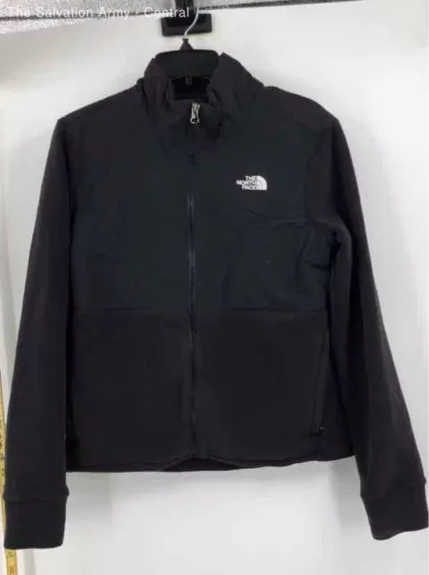 The North Face Womens Black Long Sleeve Zipped Pockets Full-Zip Jacket Size M