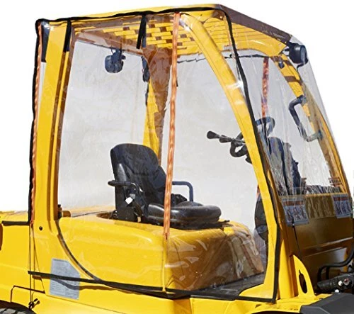 Atrium by Eevelle Universal Clear Forklift Cab Enclosure Cover Windshield & R...