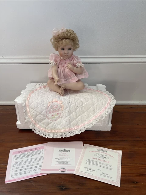 Ashton-Drake Galleries “Just Hatched” porcelain doll