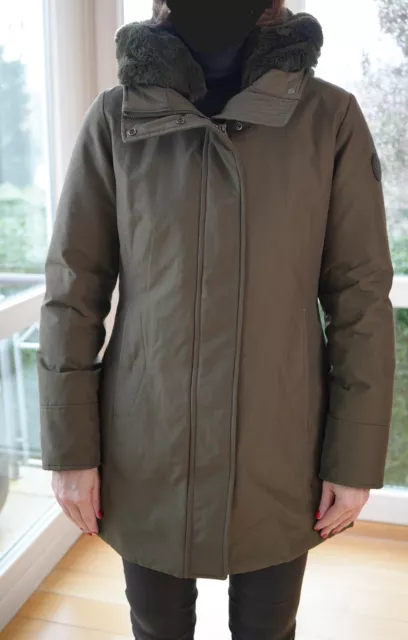 Original Woolrich Boulder Parka in Dark Green, Größe L