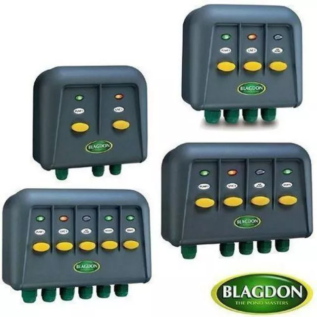 Blagdon 2020 Powersafe Electrical Switchbox Pond Garden Outlet 2 3 4 5 Way Safe