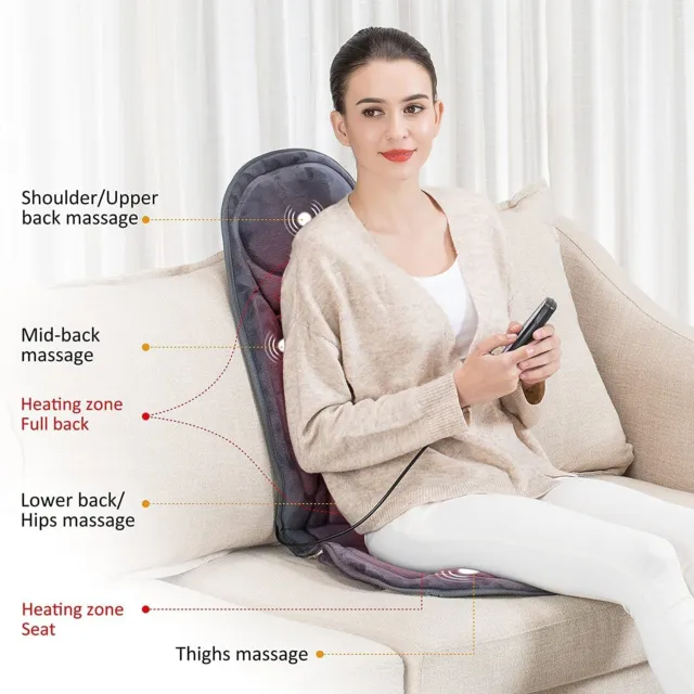 Cojín de asiento de masaje con espuma de memoria -masajeador de espalda Nuevo 2