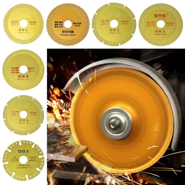 Accessoires de meuleuse d'angle Disque de polissage Lame de scie brasée diamant