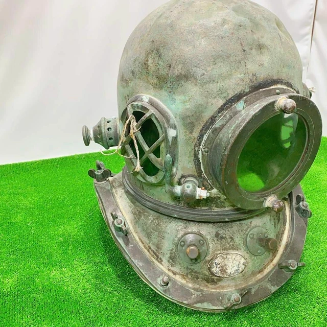TOA Diving Divers Helmet Japanese Antique Scuba Mask Vintage from Japan