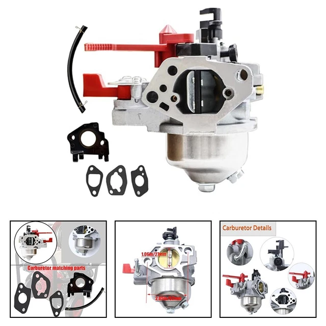Carburateur de rechange GX390 compatible avec moteurs Honda GX390 GX340 GX420 GX270 13HP 11HP 16HP 9HP remplace 16100-ZF6-V01 16100-ZE3-V01 16100-ZF6-V00