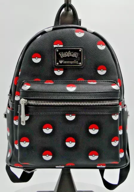 Loungefly Pokemon Poke Ball AOP Mini Backpack & Wallet Anime