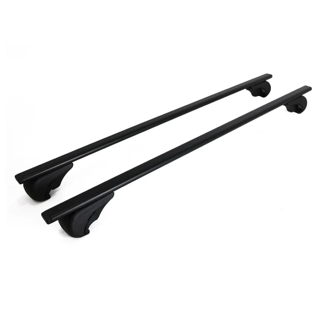 Barre Portatutto In Alluminio Nero Per Mercedes Vito Tourer (W447) 2014-2025 - Kit 3 Barre Con Staffe, Capacità 75kg In Movimento