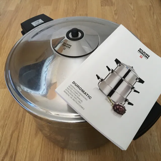 Kuhn Rikon Duromatic Hotel Pressure Cooker 12L/28cm with Side grips