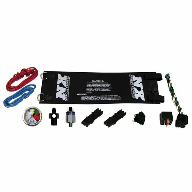 Nitrous Express Resistente Completamente Operativo Bottiglia (6AN) Con / Calibro
