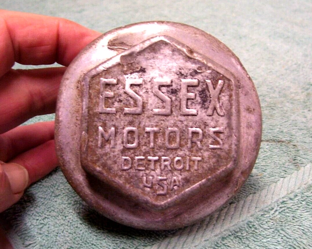 Antique Wheel Cap Hub Cap Grease Cap For Wheel Essex Motors Detroit, USA