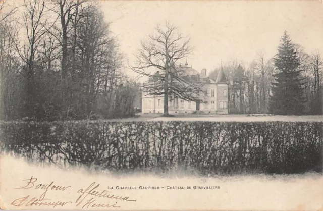 CPA - LA CHAPELLE GAUTIER - Chateau de Granvilliers 43262