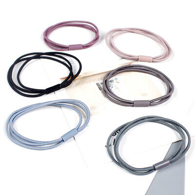 1PCS Three Layer High Elastic Ponytail Holder Hair Ties Scrunchie Rubber Bands