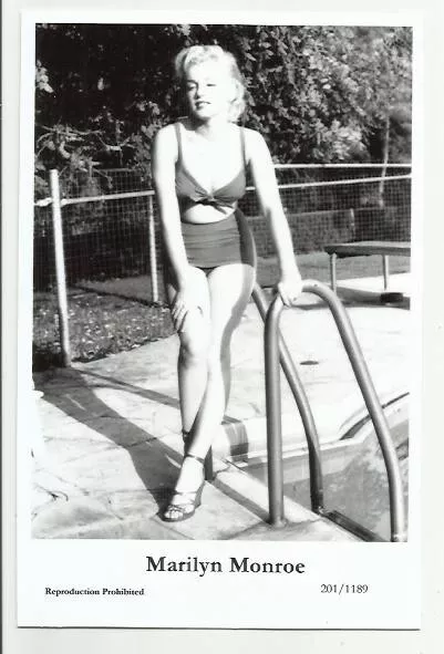 (Bx34) Marilyn Monroe Swiftsure Photo Postcard (201/1189) Filmstar Pin Up Glamor