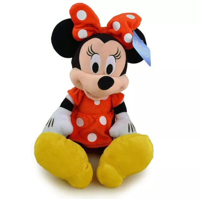 NWT 15" Disney Minnie Mouse Plush Doll - Stuffed Toy Authentic Licensed- RED