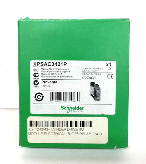 SCHNEIDER XPSAC3421P EMERGENCY Stop Safety Relay (3C5) £175.79