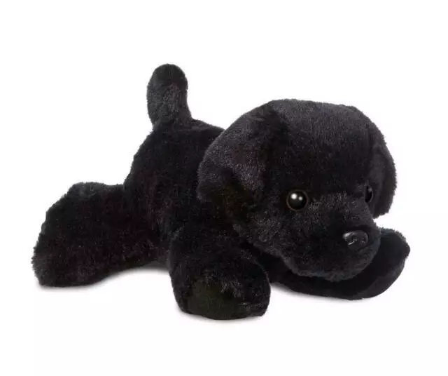 Aurora 31295 Blackie Black Labrador 8" Plush Toy