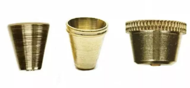 Bonza Bucket  Brass Cone Small and Medium slip cones Piece Tobacco Smoking SALE