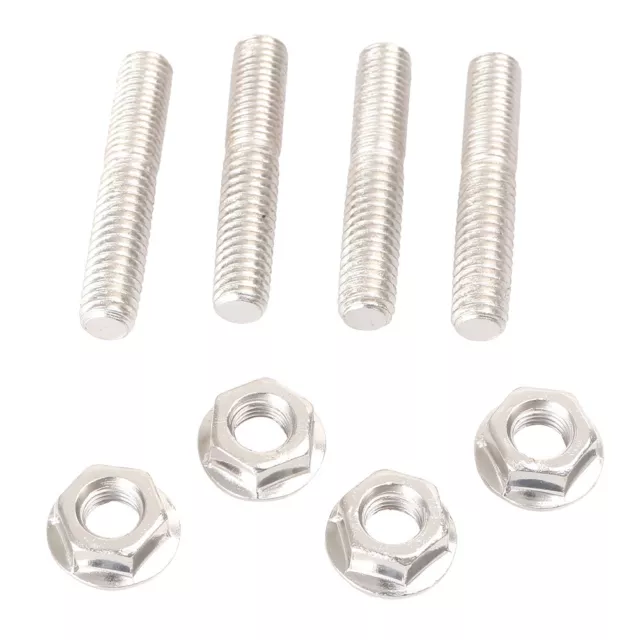 Exhaust Port Studs Nuts Fit Harley Dyna Sportster Super Glide Stainless UK Stock