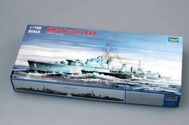 Trumpeter - TRIBAL-CLASS DESTROYER HMCS HURON G24 1944 - Kit di montaggio 1/700 2