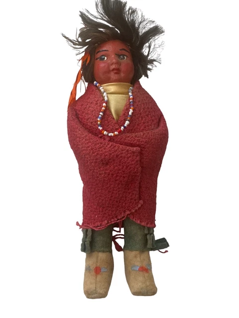 Antique MINNETONKA Skookum Saginaw Michigan INDIAN Minnesota Twins DOLLS -2 RARE