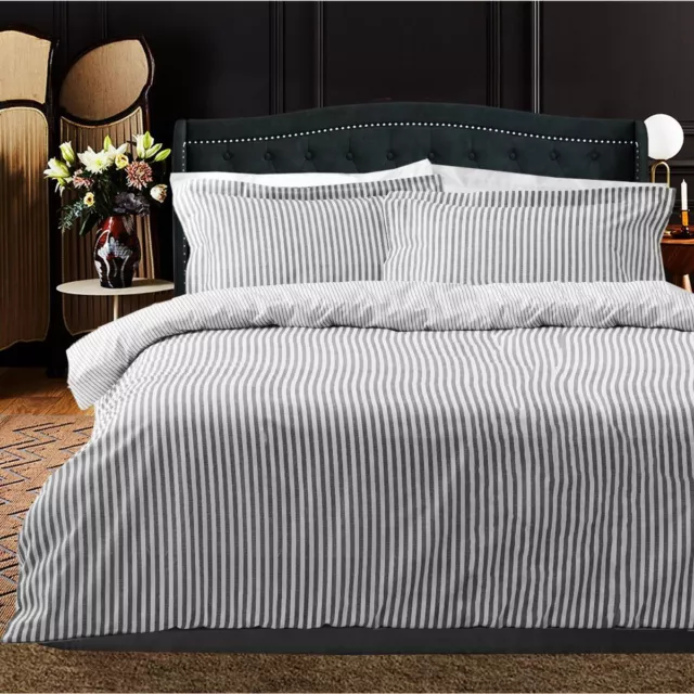 100% Brushed Cotton Fill Flannelette Bedding Sets & Duvet Covers In Plus Sizes. 3