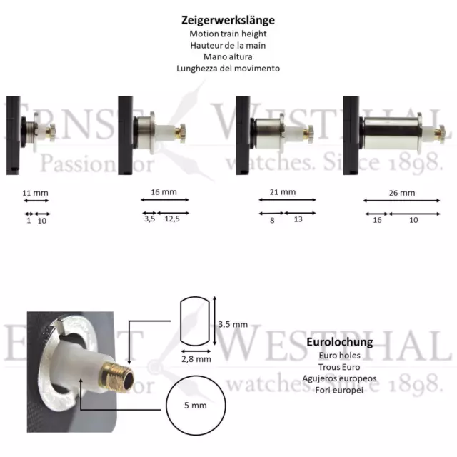 UTS Uhrwerk ehem.JUNGHANS 838 Quarzwerk Quartzwerk Uhr Werk 3