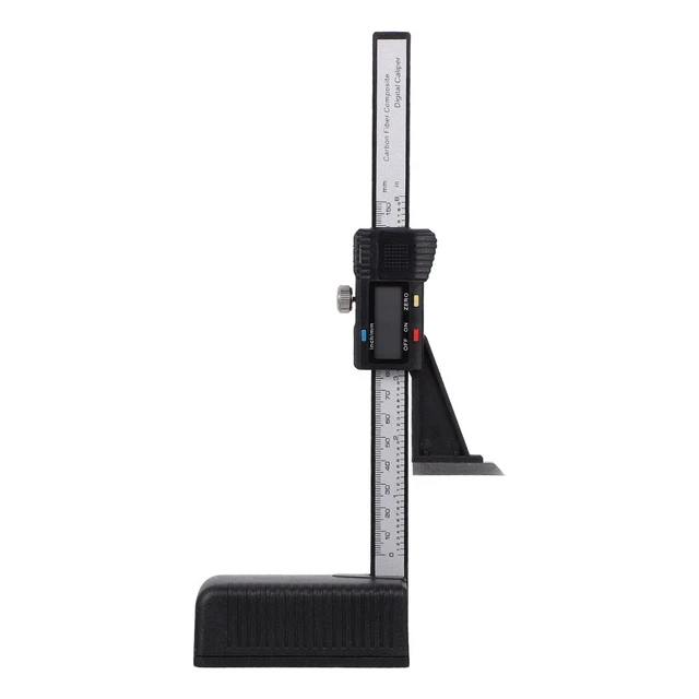 Height Gauge Gage Digital Electronic Depth Measuring Ruler Liquid Crystal