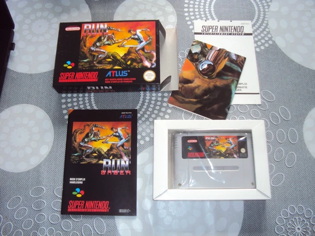 **Etat Neuf** Run Saber FAH Complet VF Snes Super Nintendo