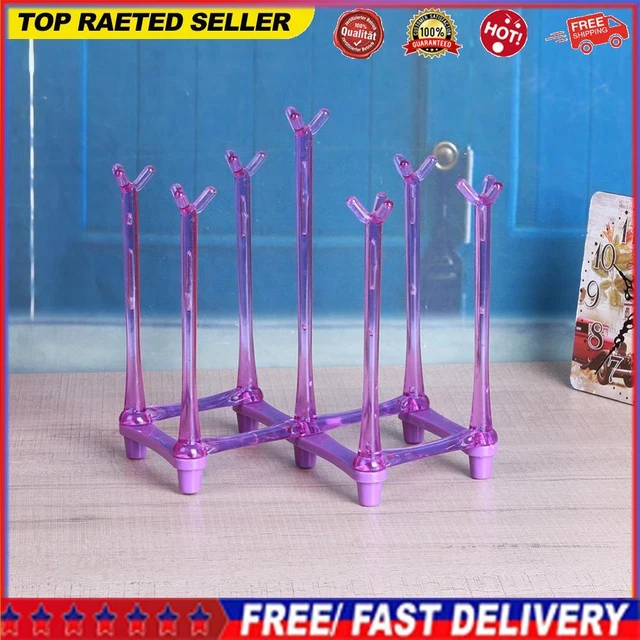 Practical Bottle Drying Rack Non-Slip Bottle Drying Holder for Glasses Cups Mug