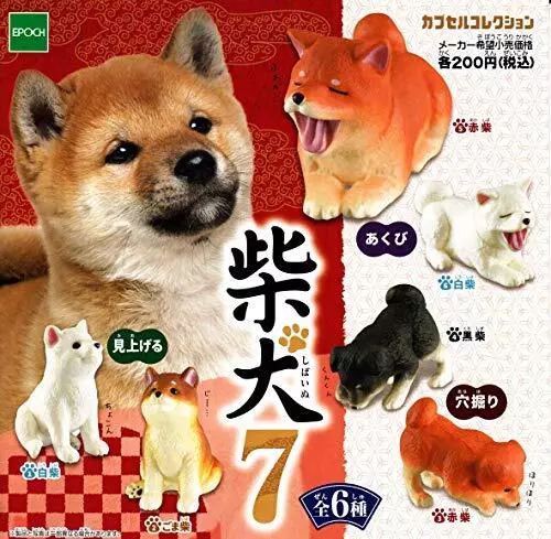 capsule toys Shiba Inu 7 [6 types set (full comp)] form JP